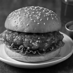 Chicken Schezwan Burger