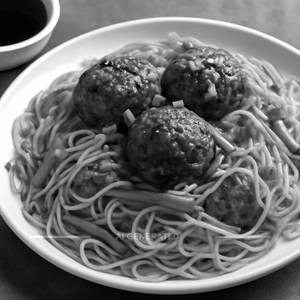 Veg Manchurian Noodles