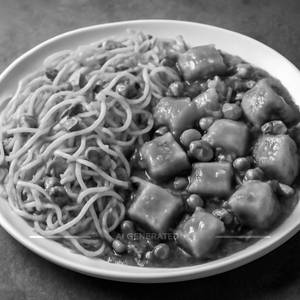 Chilli Paneer + Noodles