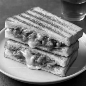 Peri peri chicken cheese sandwich