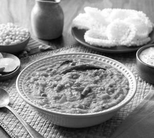 Sambar rice with appalam