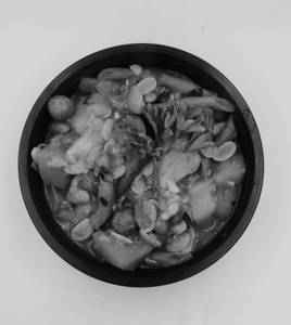 Pumpkin Axone Bean Curry