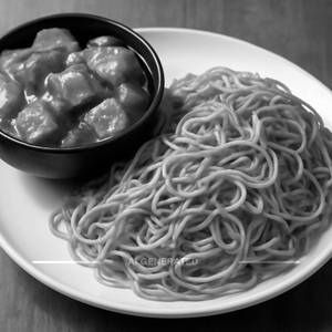 Chilli Paneer +noodles