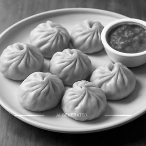Chicken Steamed Momos [6 Pieces]