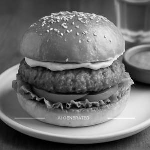 Crunchy tandoori burger