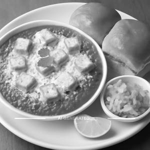 Cheese Paneer Pav Bhaji