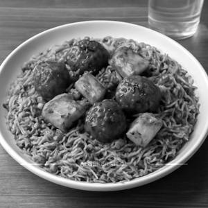 Veg Manchurian Paneer Fried Rice