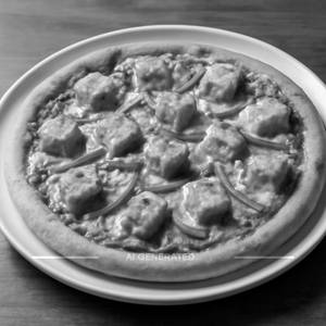 Paneer makhani pizza