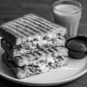 Vegetable Cheese Grilled Sandwich