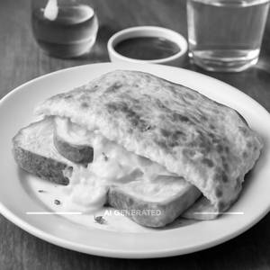 Cheese Bread Omelette