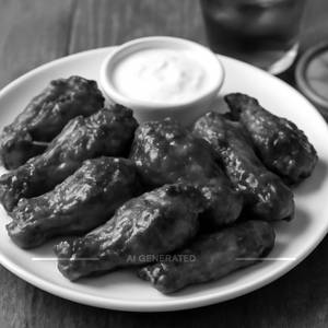 Barbeque chicken wings