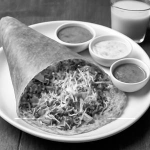 Vegetable Cheese Dosa