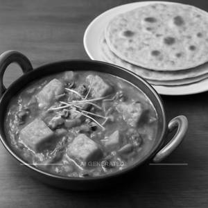Kadhai Paneer with[ 4 ]Roti