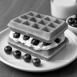 Blueberry Creamcheese Waffwich