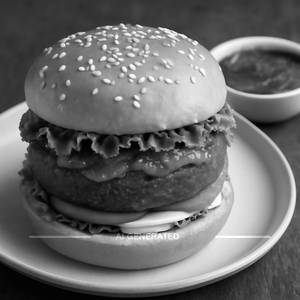 Veg Schezwan Burger