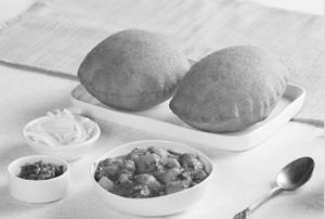Bedmi Poori With Aloo Saji - Breakfast