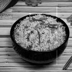 Burnt Ginger Garlic Rice (Mixed)