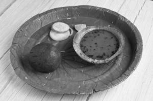 Ragi ball with Chops grevy                        