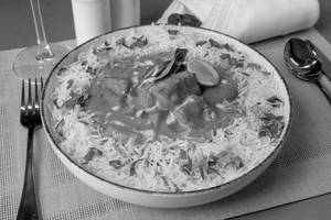 Fish Thai Curry Red With Basil Rice