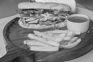 Chicken Philly Steak Multigrain Panini