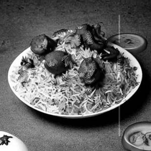 Mushroom Tikka Biryani