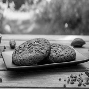 Double Chocolate Cocoa Nibs Cookies