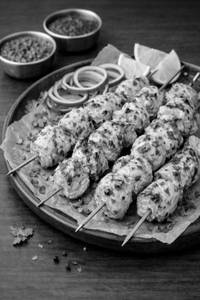Lucknowi Malai Chicken Kebabs