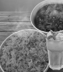 Fried Rice + Manchurian+ Ocean Breeze