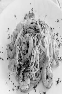 Seafood Spaghetti Aglio Olio Pasta