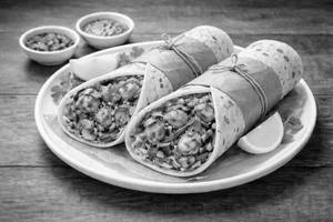 Hyderabadi Chicken Kathi Rolll