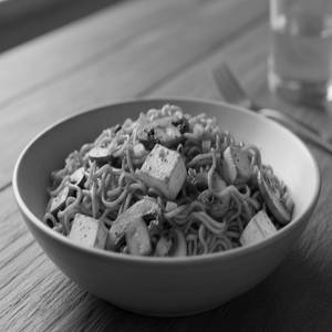 Mushroom & Paneer Noodles