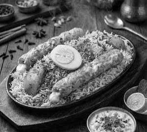Chicken Malai Seekh Biryani