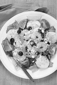 Seafood Greek Salad