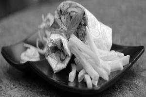 Soya Tikka Wrap