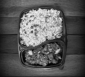 Mixed Fried Rice With Chicken Manchurian [4 Pieces]