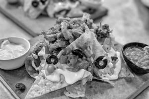 Home Made Chicken Nachos