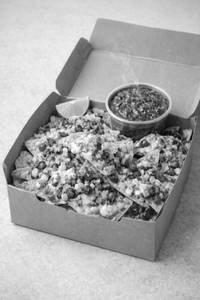 Desi Nachos With Smoked Salsa