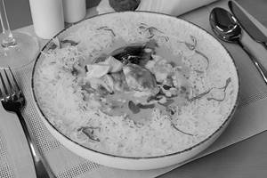 Chicken Thai Curry Green With Basil Rice