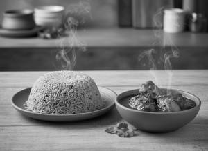 Bagara Rice + Kodi Koora