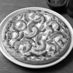 Onion capsicum cheese pizza 