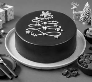 Christmas Special Chocolate Charms Cream Bento Cake [300 G]