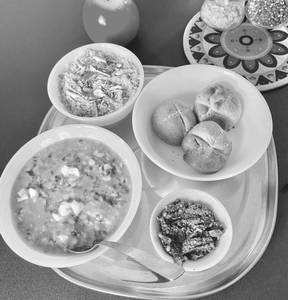 Special rajasthani thali dal bati