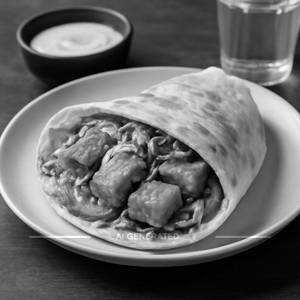 Peri Peri Paneer Shawarma