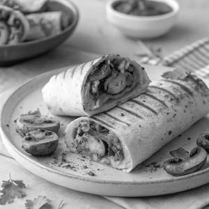 Mushroom Tikka Roll