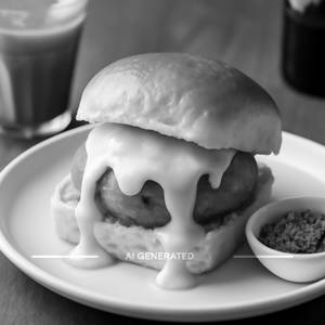Cheese vada pav