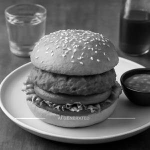 Schezwan burger