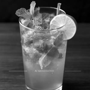 Blue Lagoon Mojito