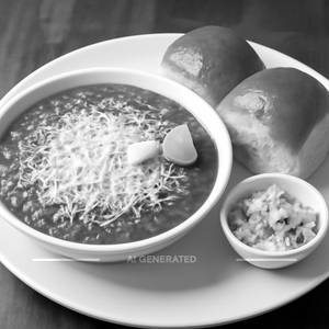 Cheese pav bhaji