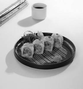 Asparagus Tempura Uramaki Roll