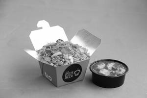 Veg Thai Fried Rice With Stir Fried Vegetables Gravy(little Box)
